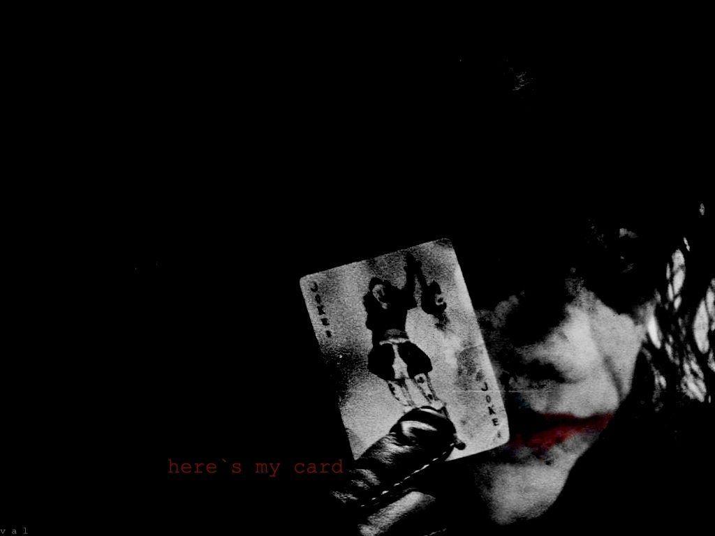 Joker Scary Black Desktop, Movies Wallpaper, HD phone wallpaper