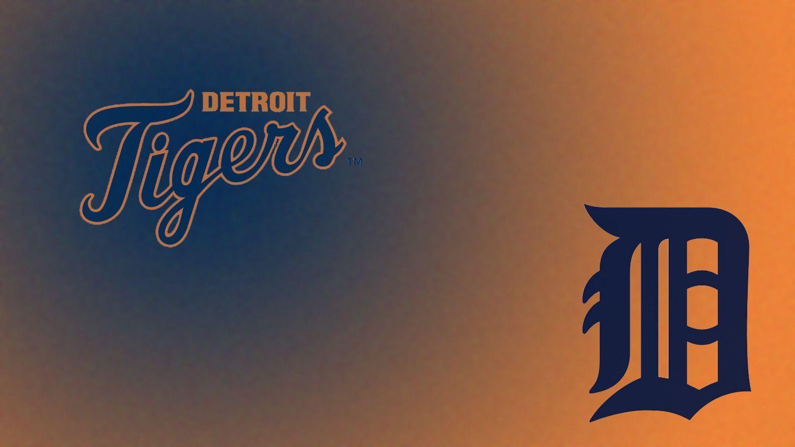 Detroit Tigers Symbols Background Download Wallpaper