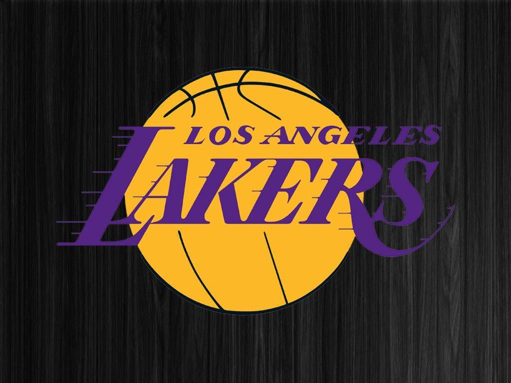 Basketball Wallpaper. Lakers Logo Black Background Wallpaper