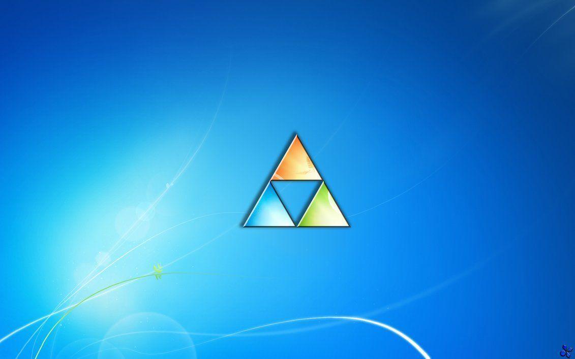 Legend of Zelda Triforce Windows 7 wallpaper