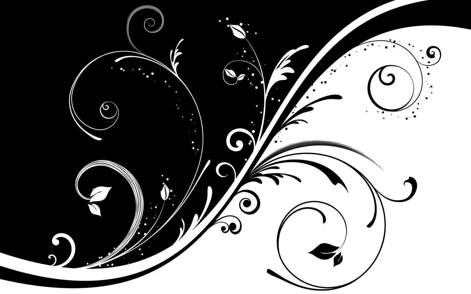 Abstract Art Wallpaper Black And White Backgro Wallpaper