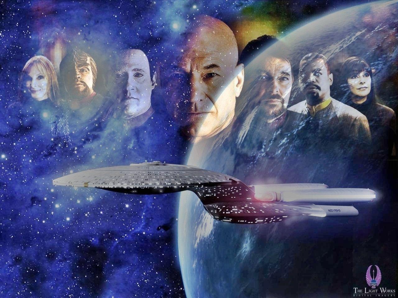 The Next Generation&;s Voyage Trek Wallpaper