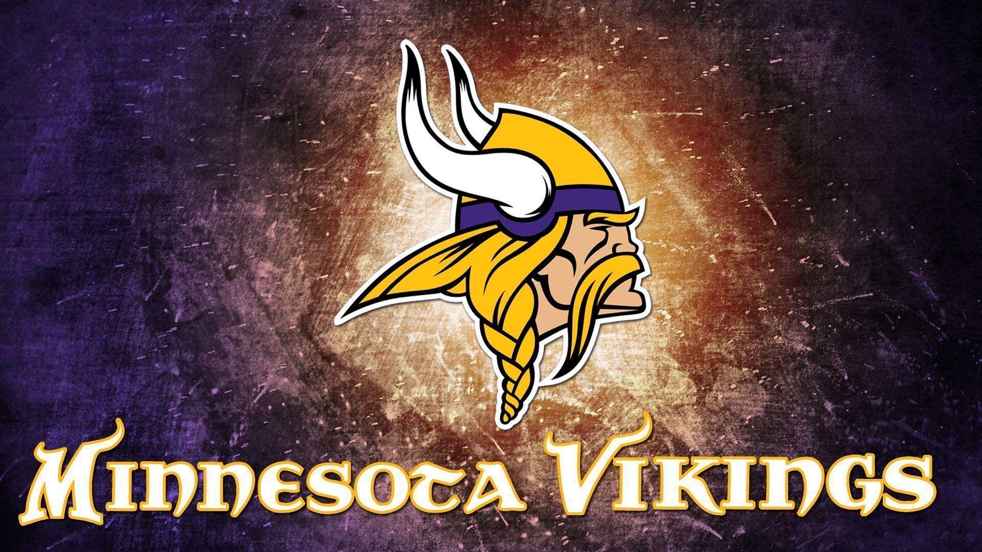 Download Minnesota Vikings logo HD 1080p Wallpaper size 1920X1080