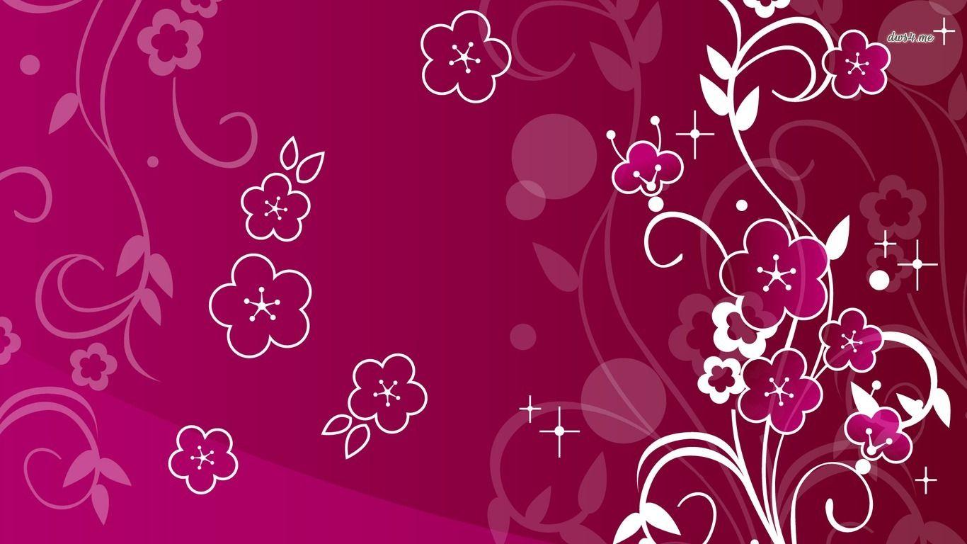 Wallpaper For > Purple Flower Background For Desktop