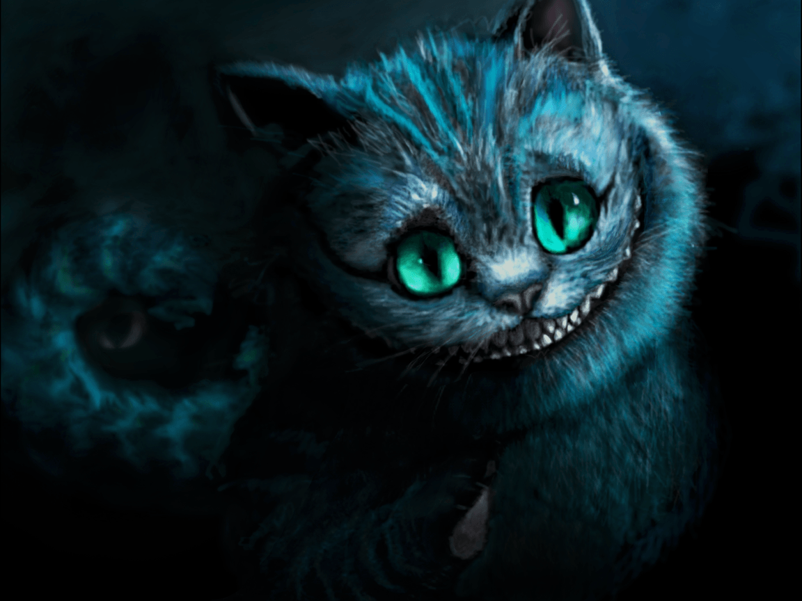 Pin Cheshire Cat Creepy Wallpaper
