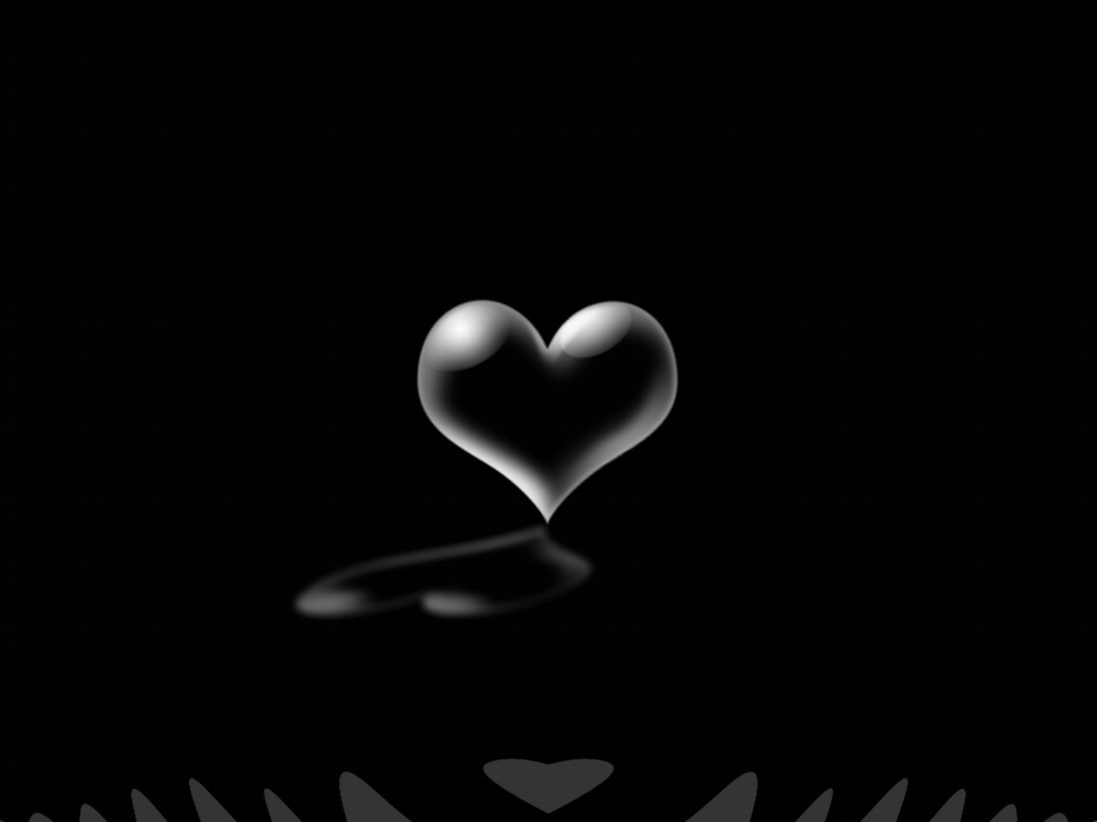 Black And White Heart Wallpapers - Wallpaper Cave