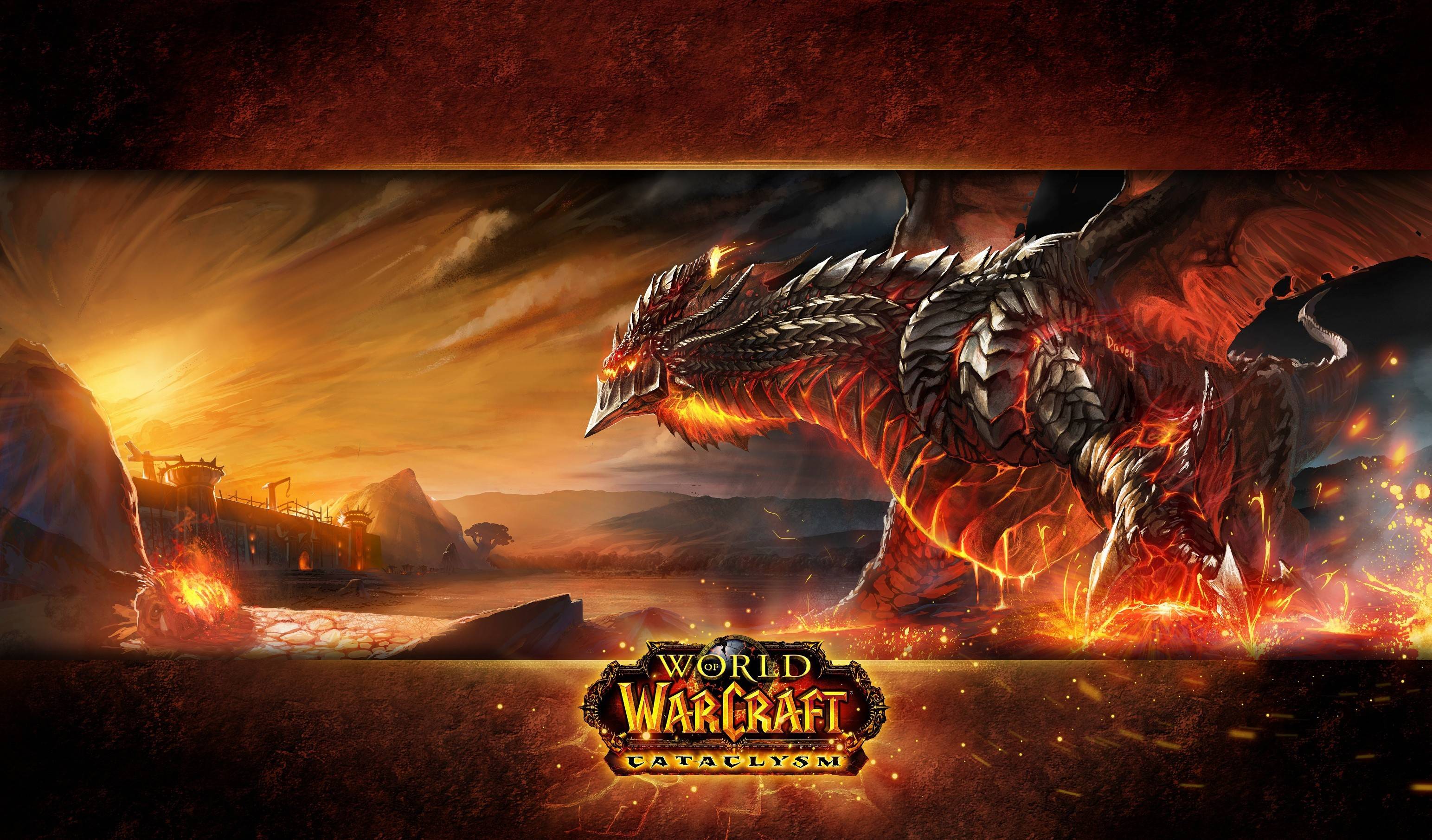 Deathwing Fan Art World Of Warcraft Cataclysm HD Wallpaper Car
