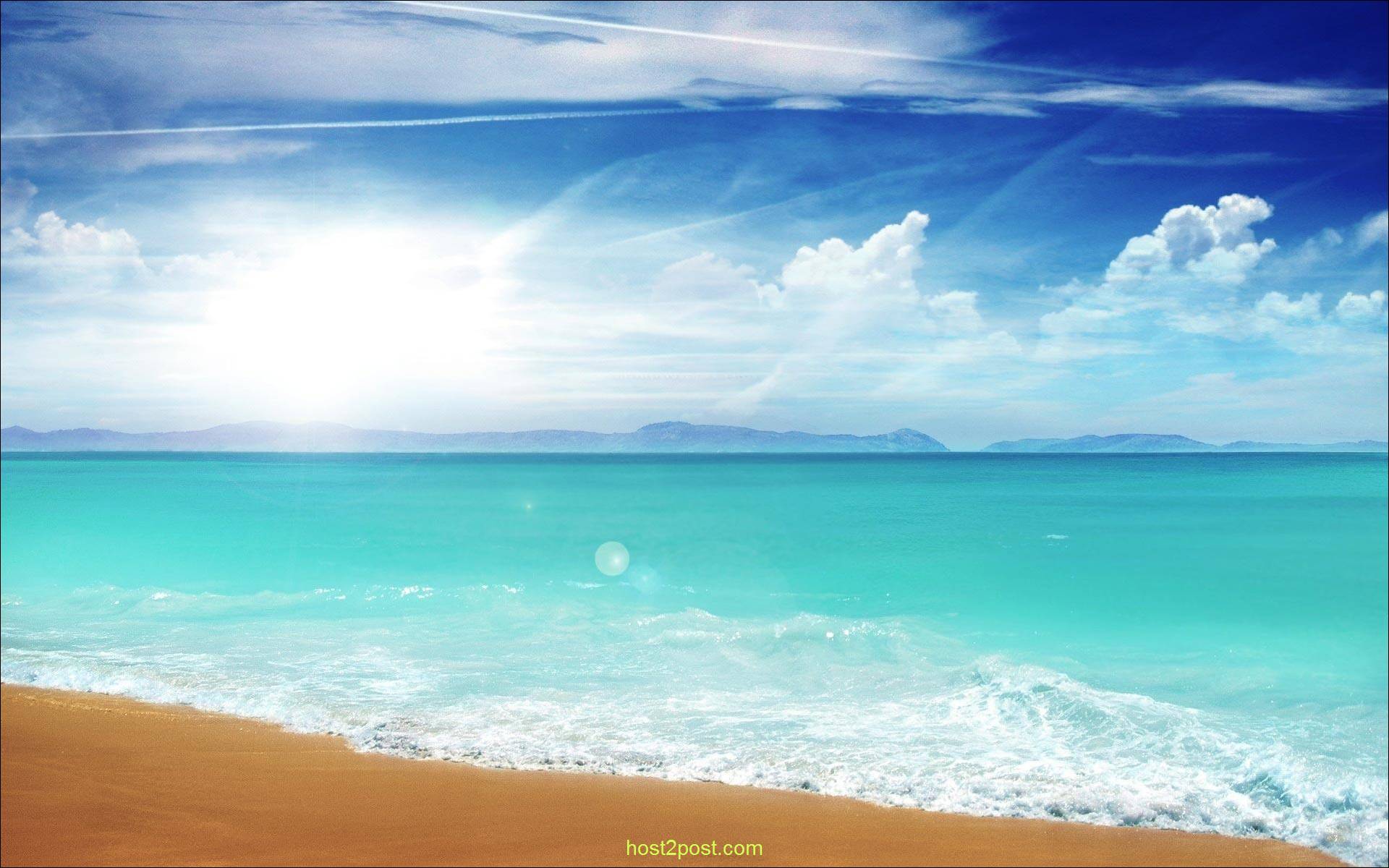 Beach background desktop wide wallpaper 1280x800 1440x900 HD Wa