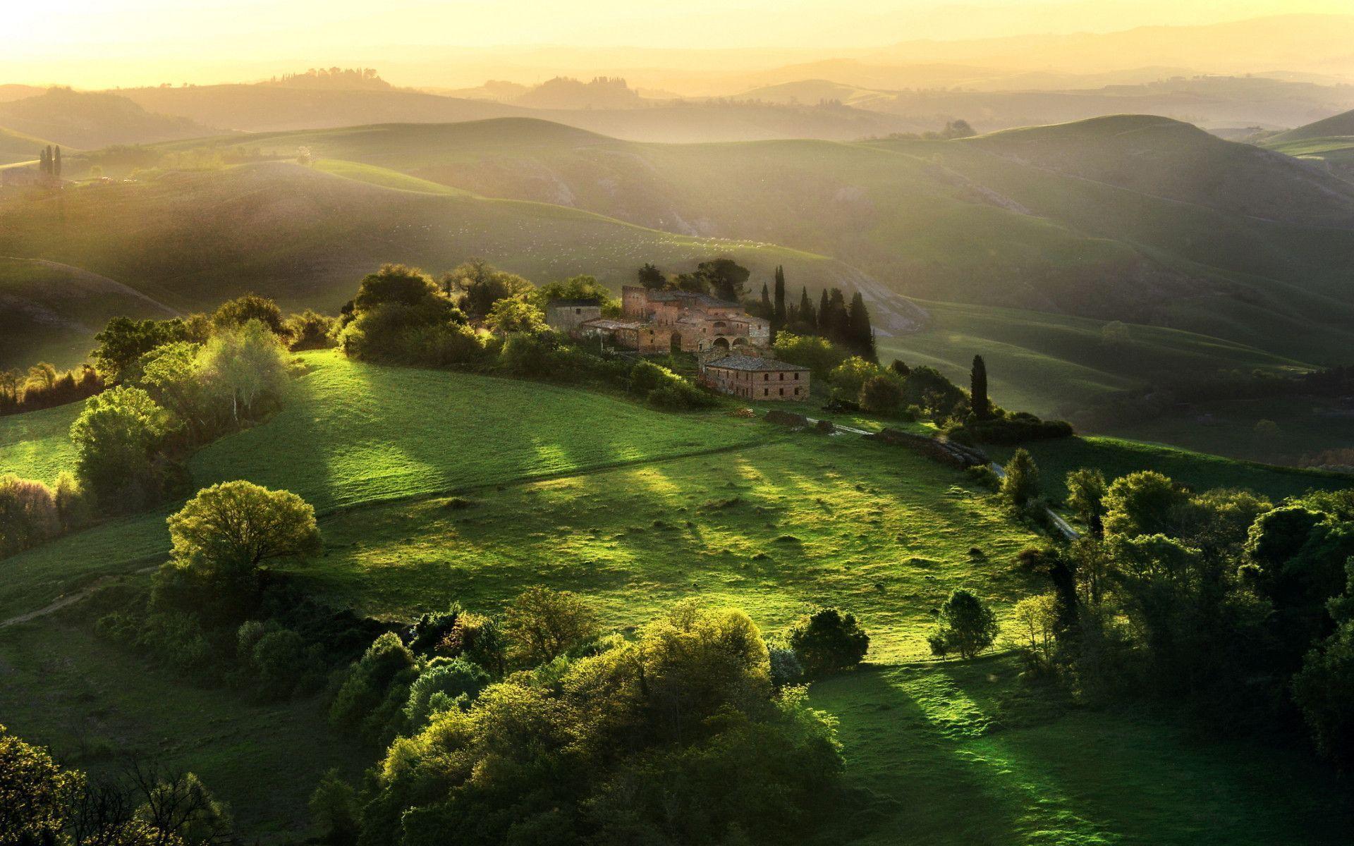 Marvelous scenery of tuscany, italy. t.k pradeep shetty