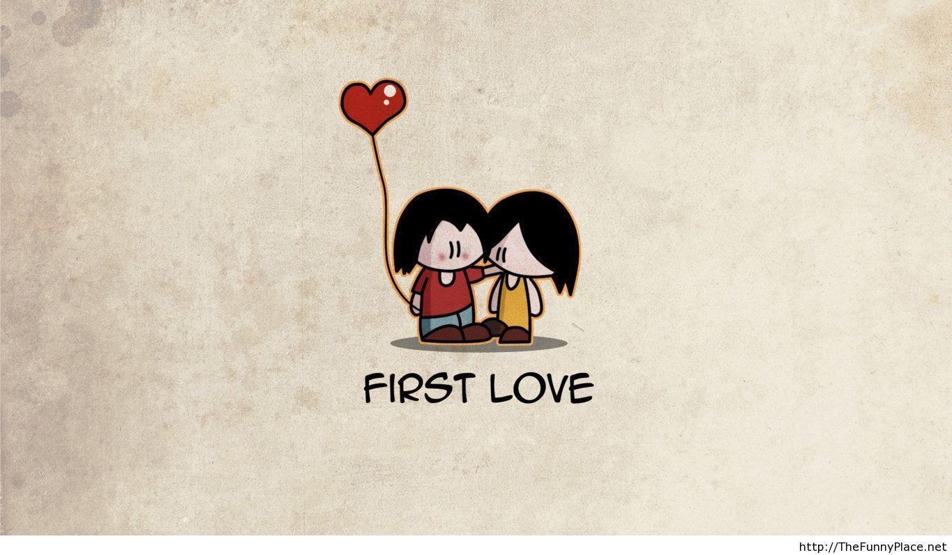 First love funny wallpaper