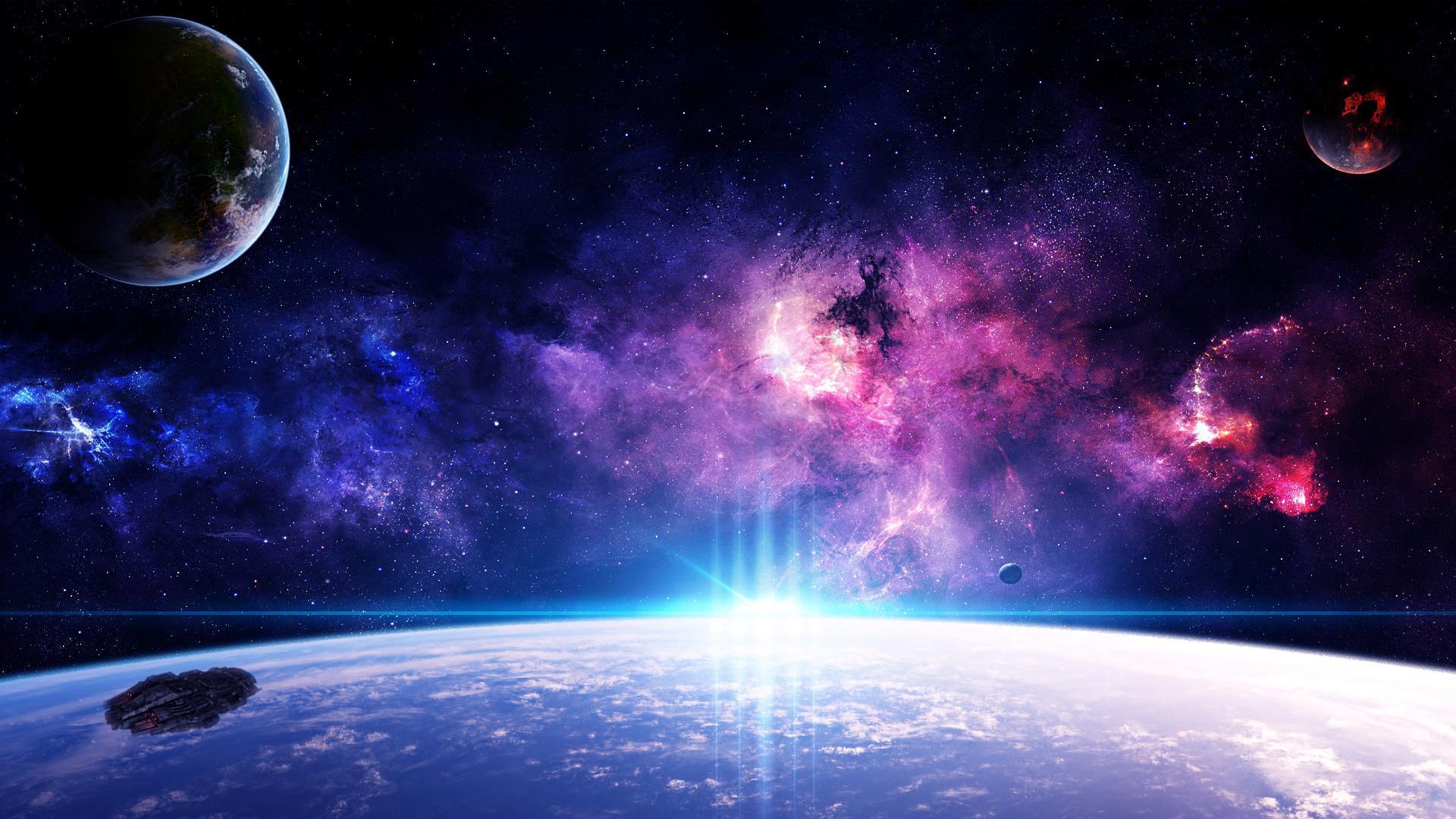 image For > HD Wallpaper 1080p Space