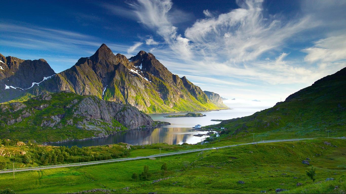 Desktop Background 1366x768, Nordic Landscape Background X HD