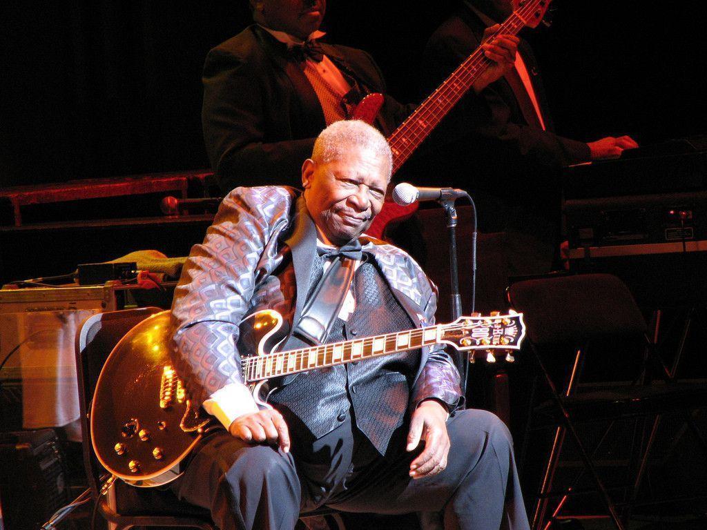 BB King onstage (Toronto, 2007), the free