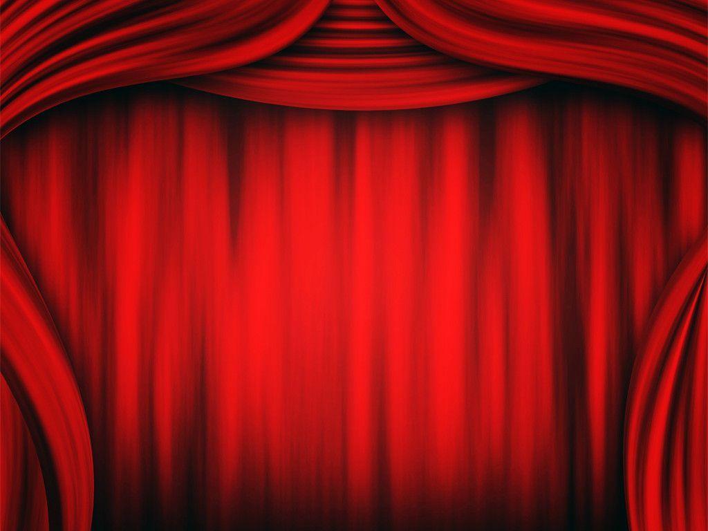 Theater Curtain Wallpaper PPT Background