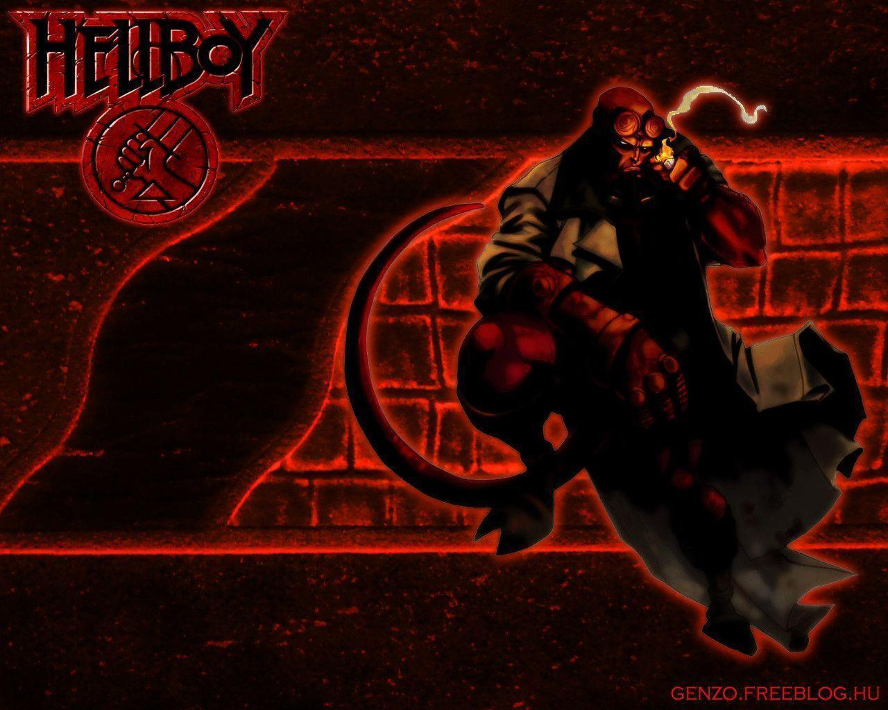image For > Hellboy Wallpaper Logo