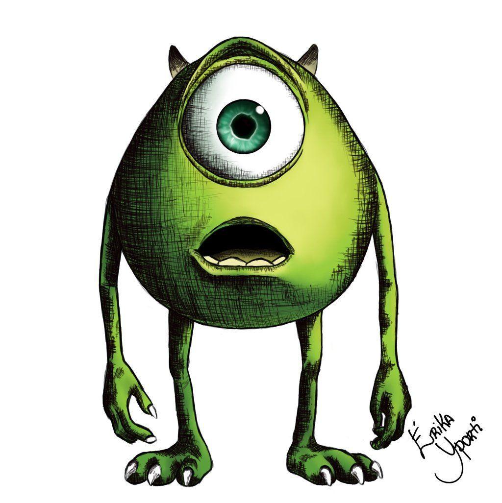 image For > Mike Wazowski Drawing