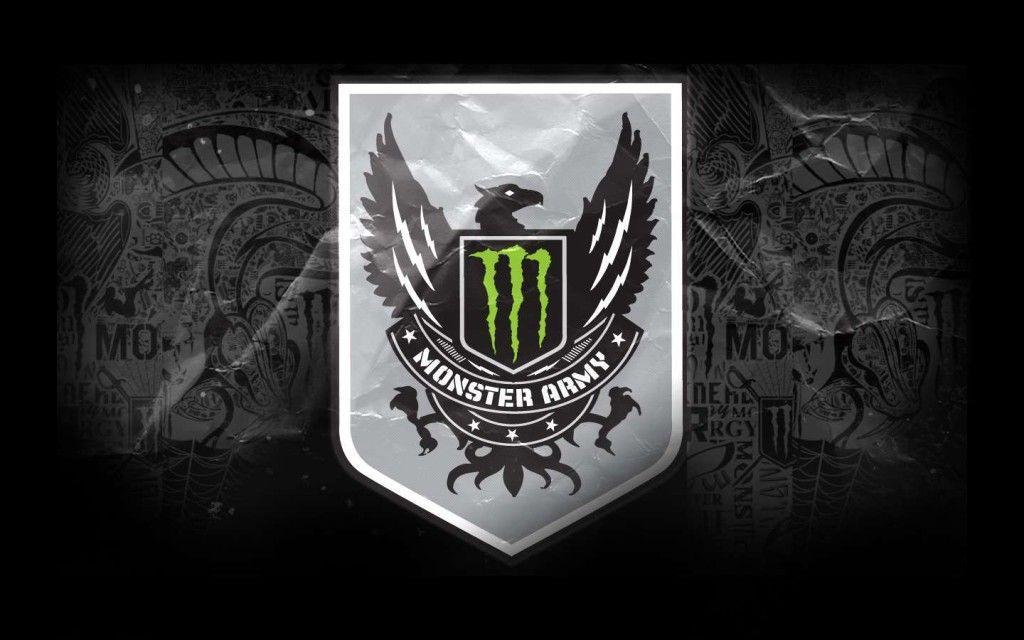 Monster Energy Monste Army Logo HD Wallpaper Background