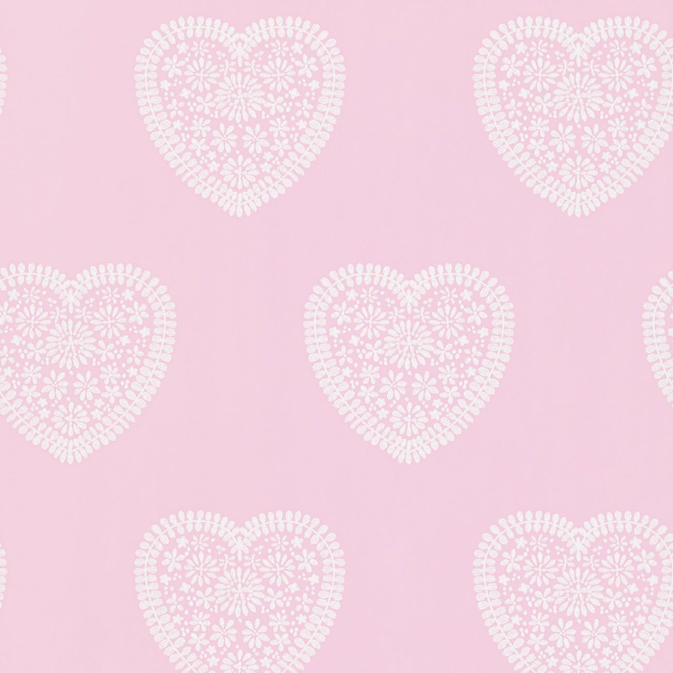 Decor Supplies. Soft Pink Hearts About Me