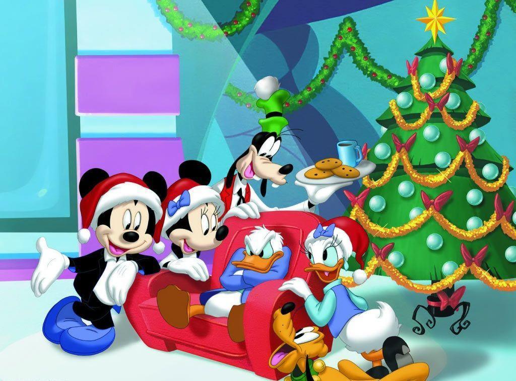Disney Mickey Mouse And Friends Christmas Party Wallpaper of Angry
