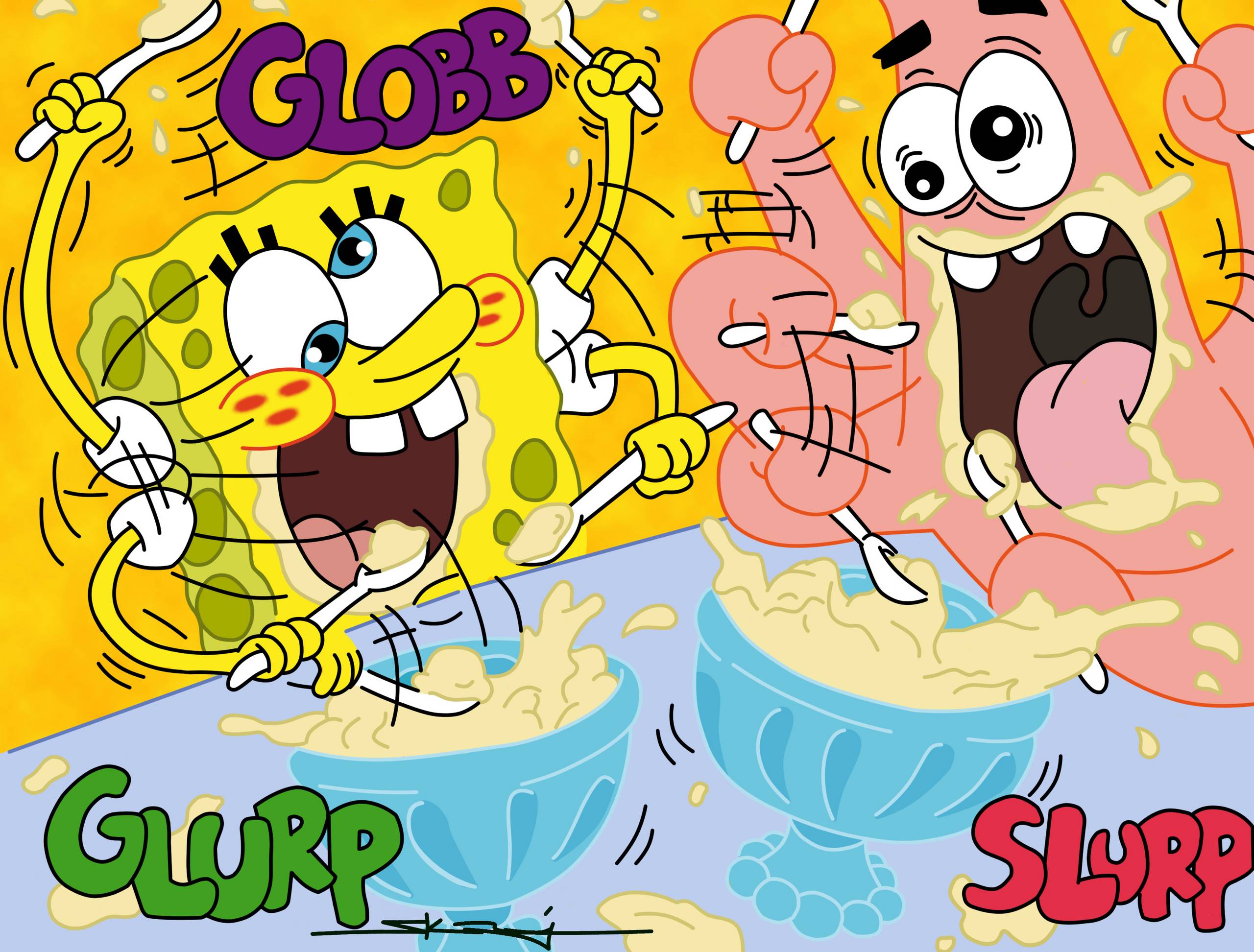Spongebob and Patrick Squarepants Fan Art 7163025
