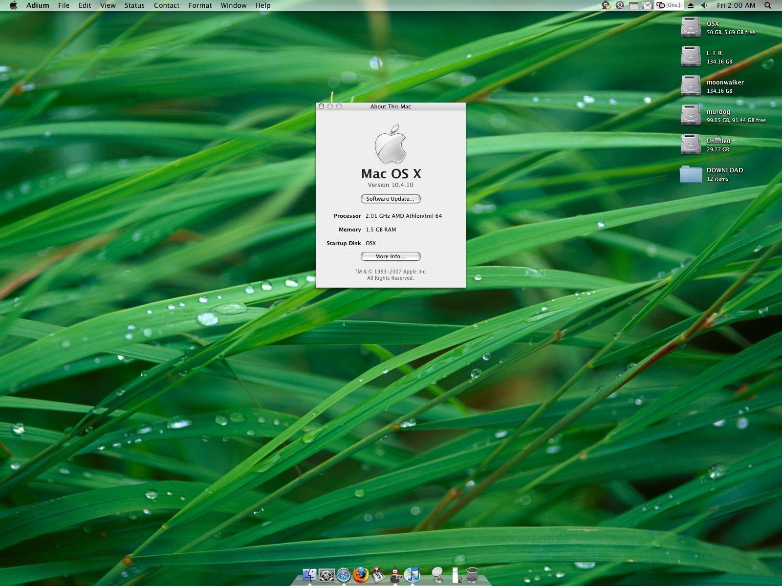 OS X Tiger looking like Leopard « Stereo Picture