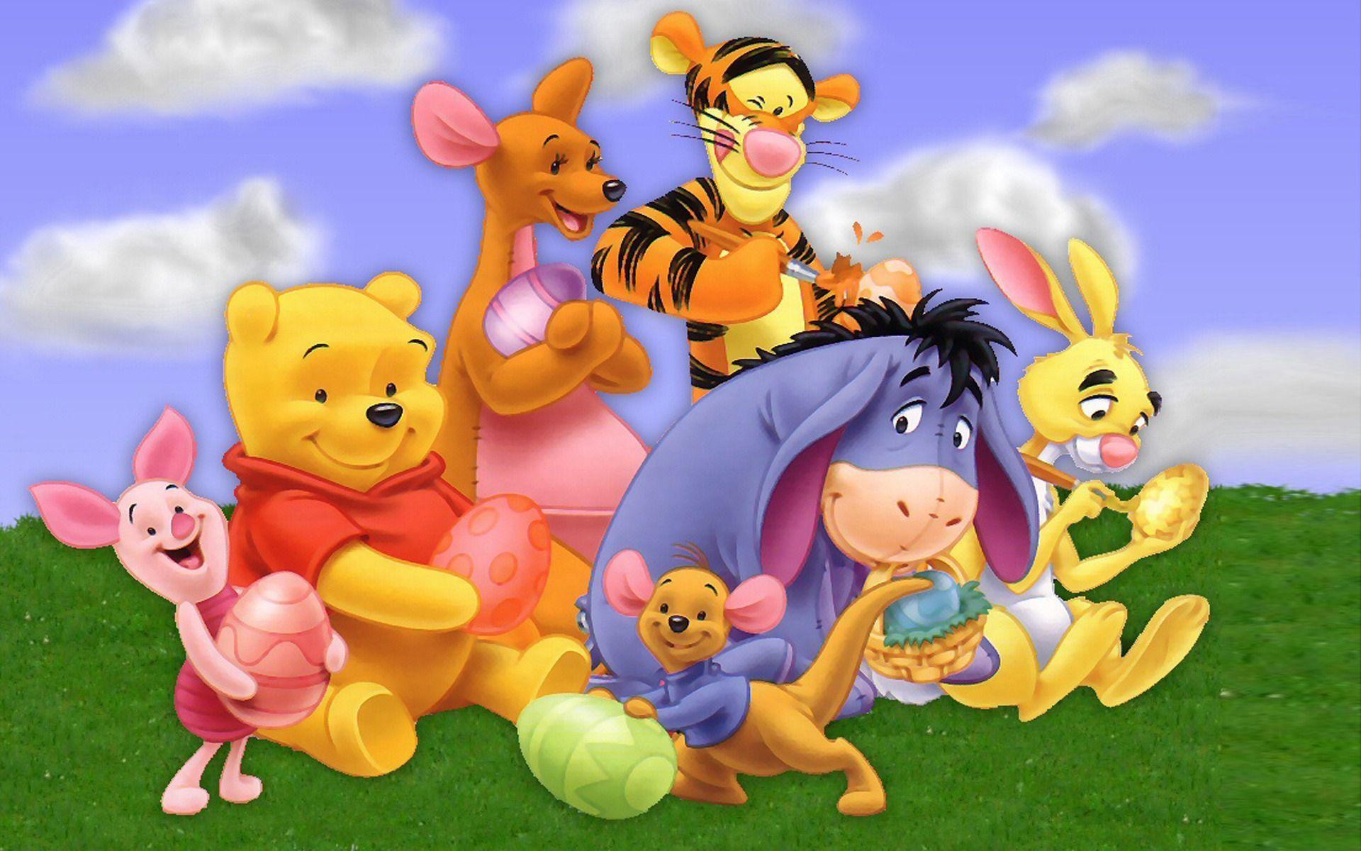 Winnie The Pooh Cartoon Character Desktop Wallpaper Second
