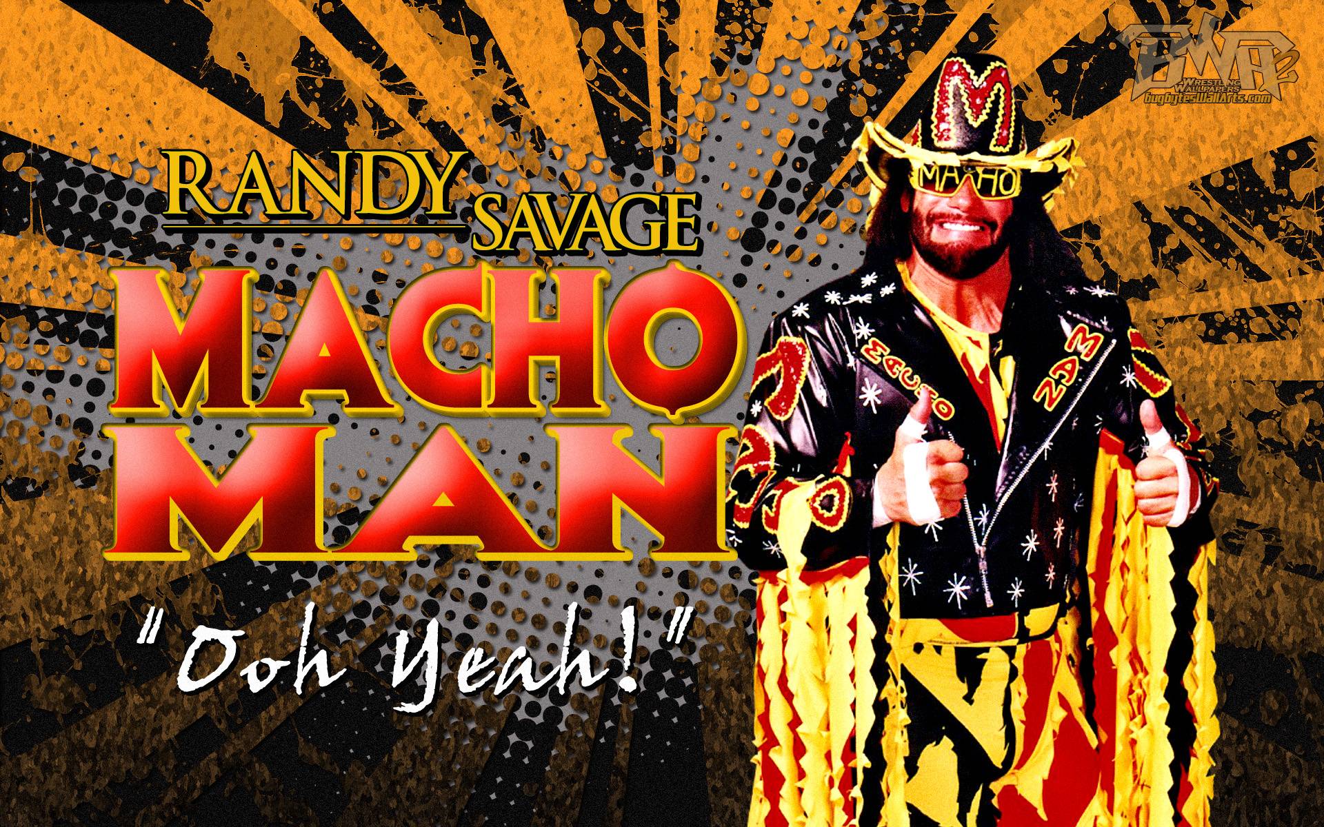 New! Wrestling Legend: "Macho Man" Randy Savage Wallpaper!. BUGZ