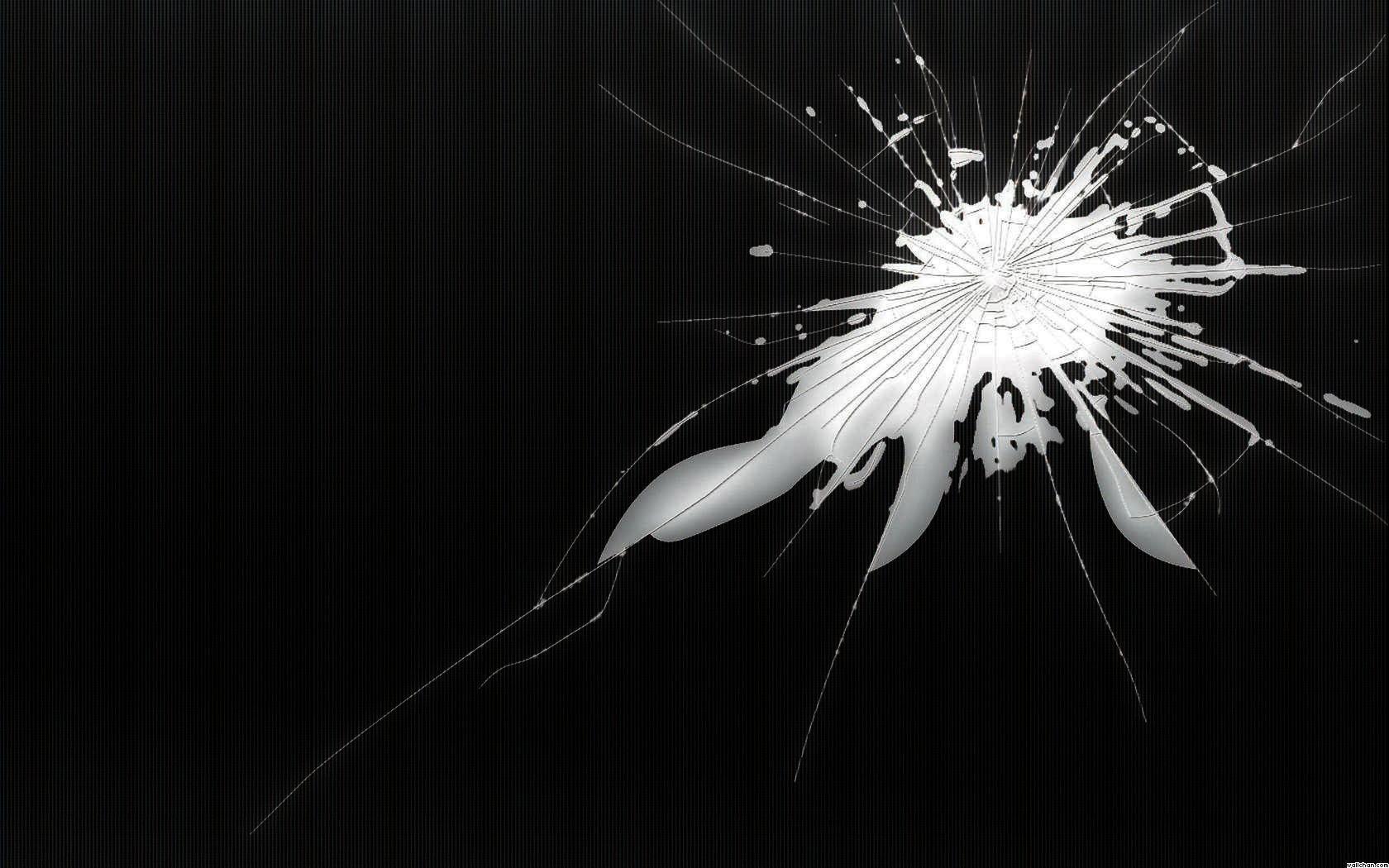 Download Broken Glass Screen Wallpaper Full HD Wallpaper