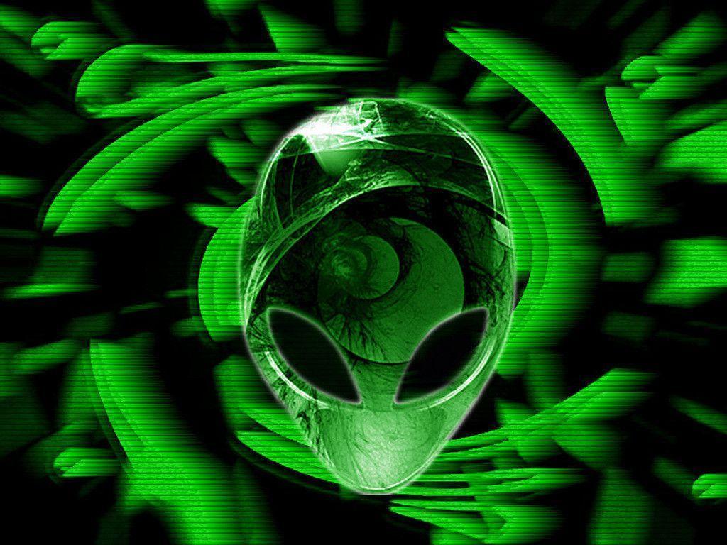 Wallpaper For > Alienware Wallpaper HD Green