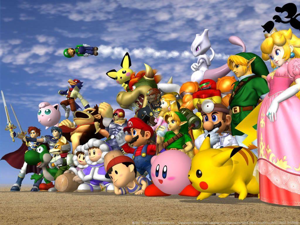 Classic Video Game Characters Wallpaper Free Desk HD