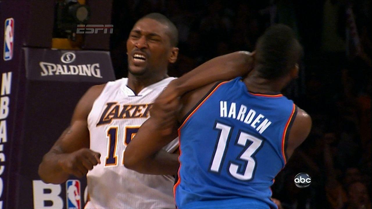 image For > Ben Wallace Ron Artest