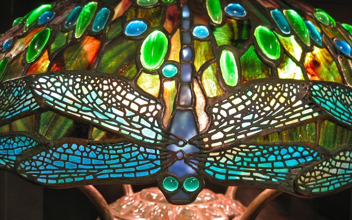 Dragonfly Stained Glass Windows 8 Wallpaper. Free Windows 8