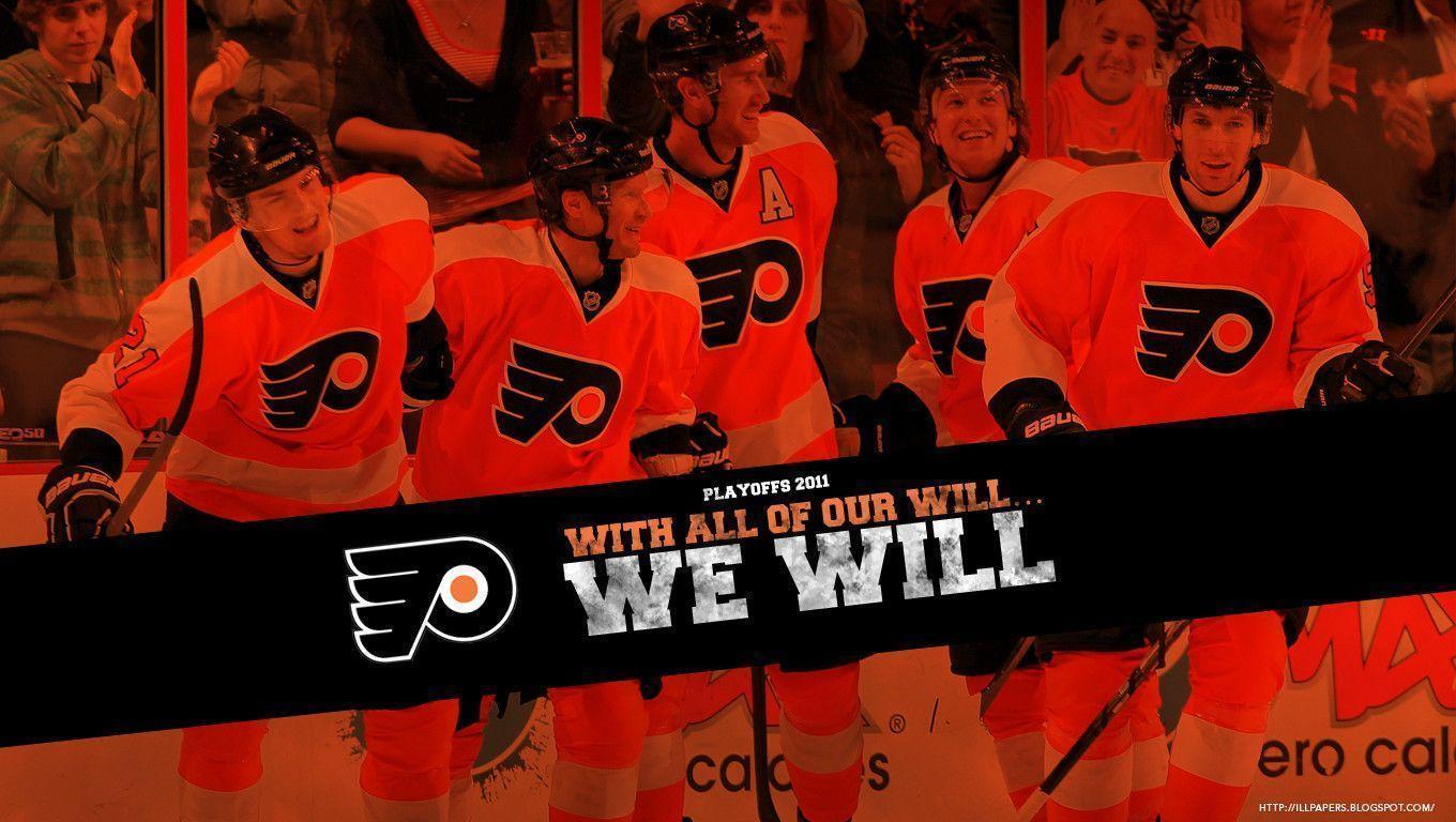 Philadelphia Flyers we Will 2011 Playoff Wallpaper