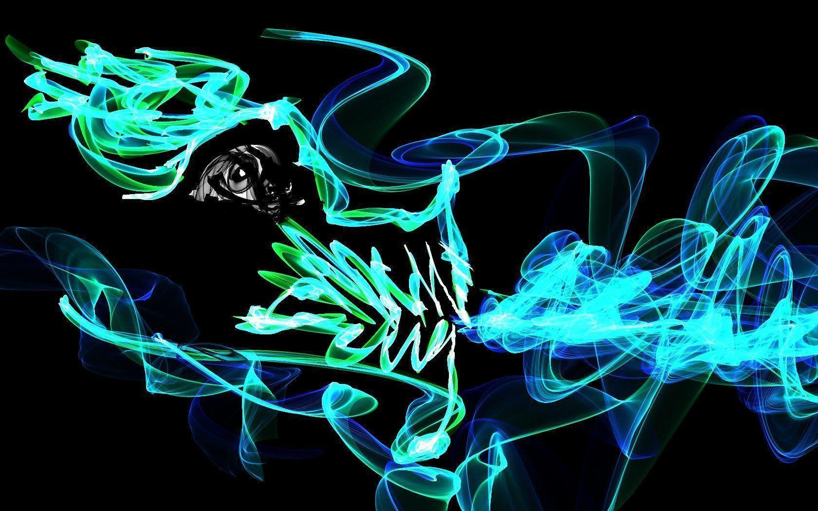Wallpaper For > Blue Flame Dragon Background