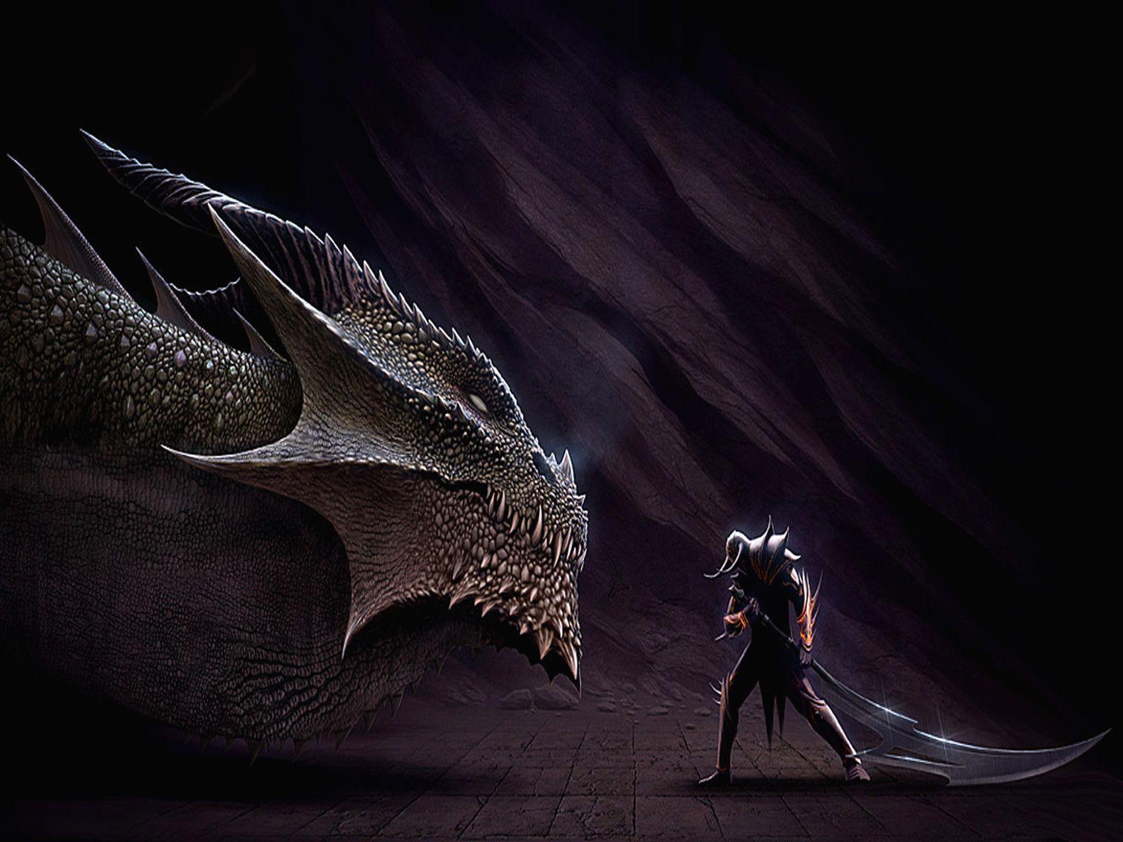 wallpaper 3D fantasy dragon