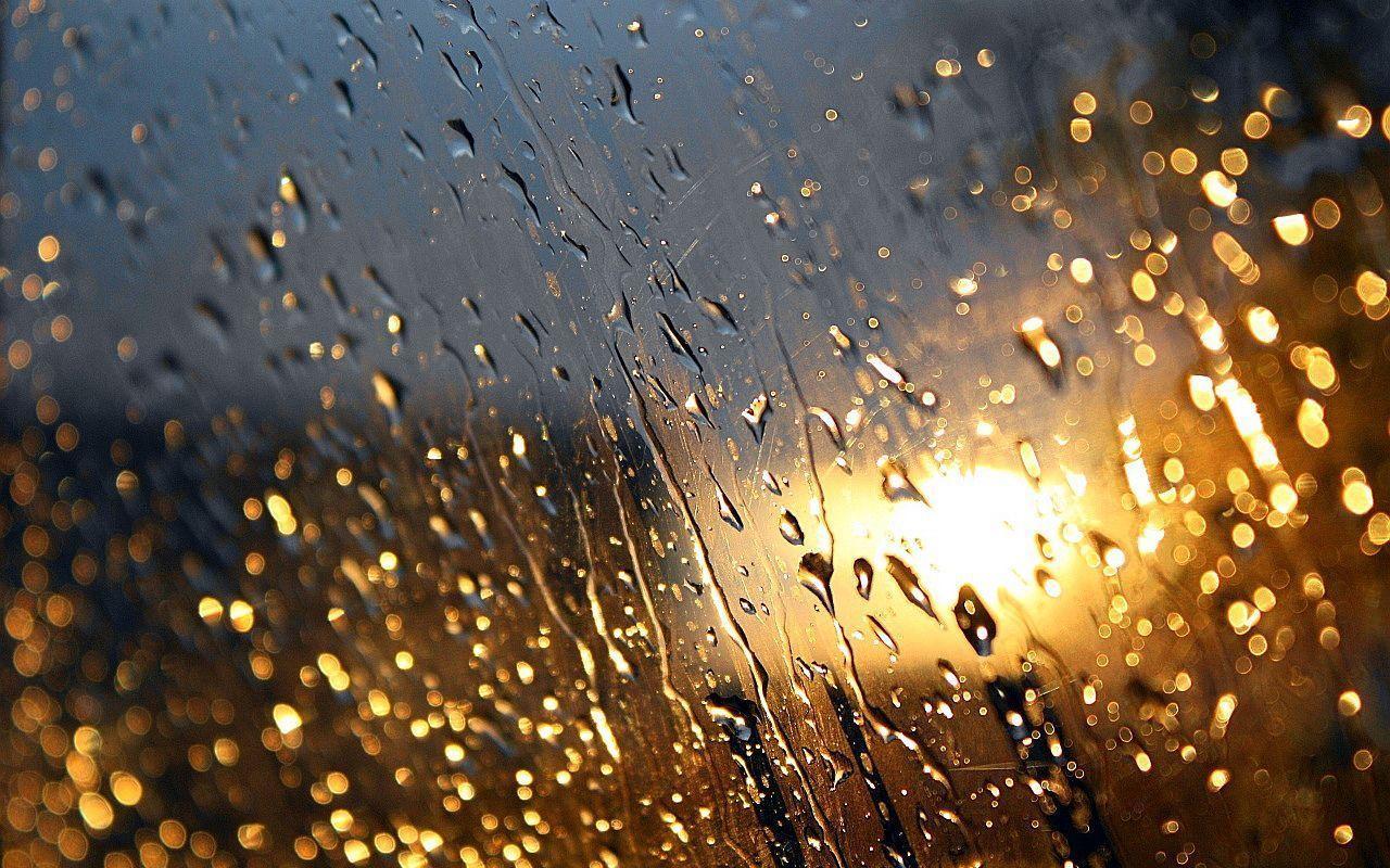 image For > Raindrops On Car Window