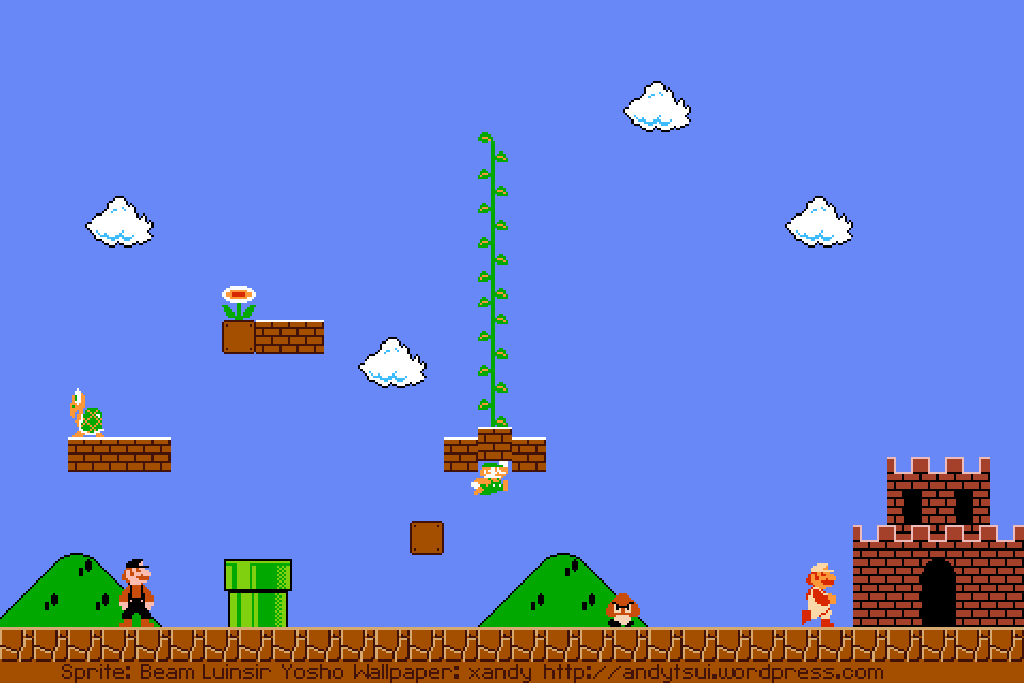 Gallery For > Cool Mario Background