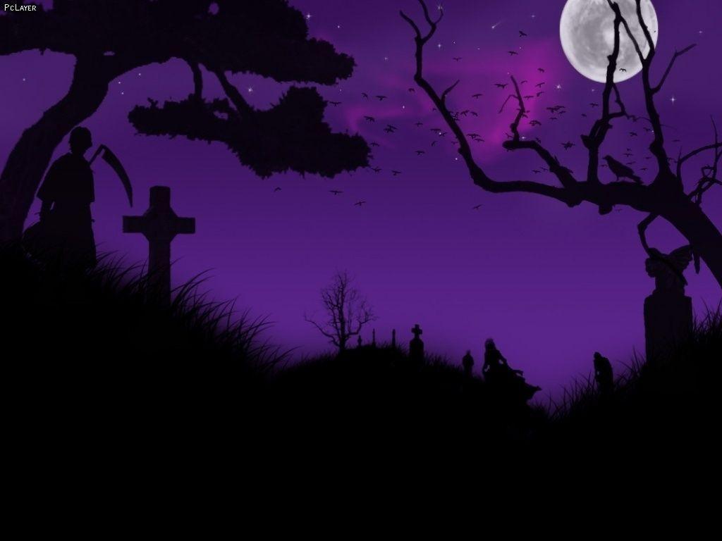 Spooky Graveyard Wallpaper Image & Picture