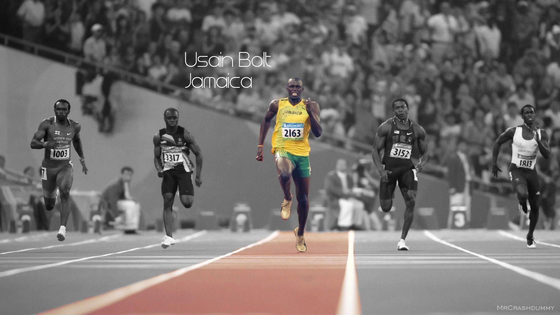 Usain Bolt widescreen wallpaper in HD