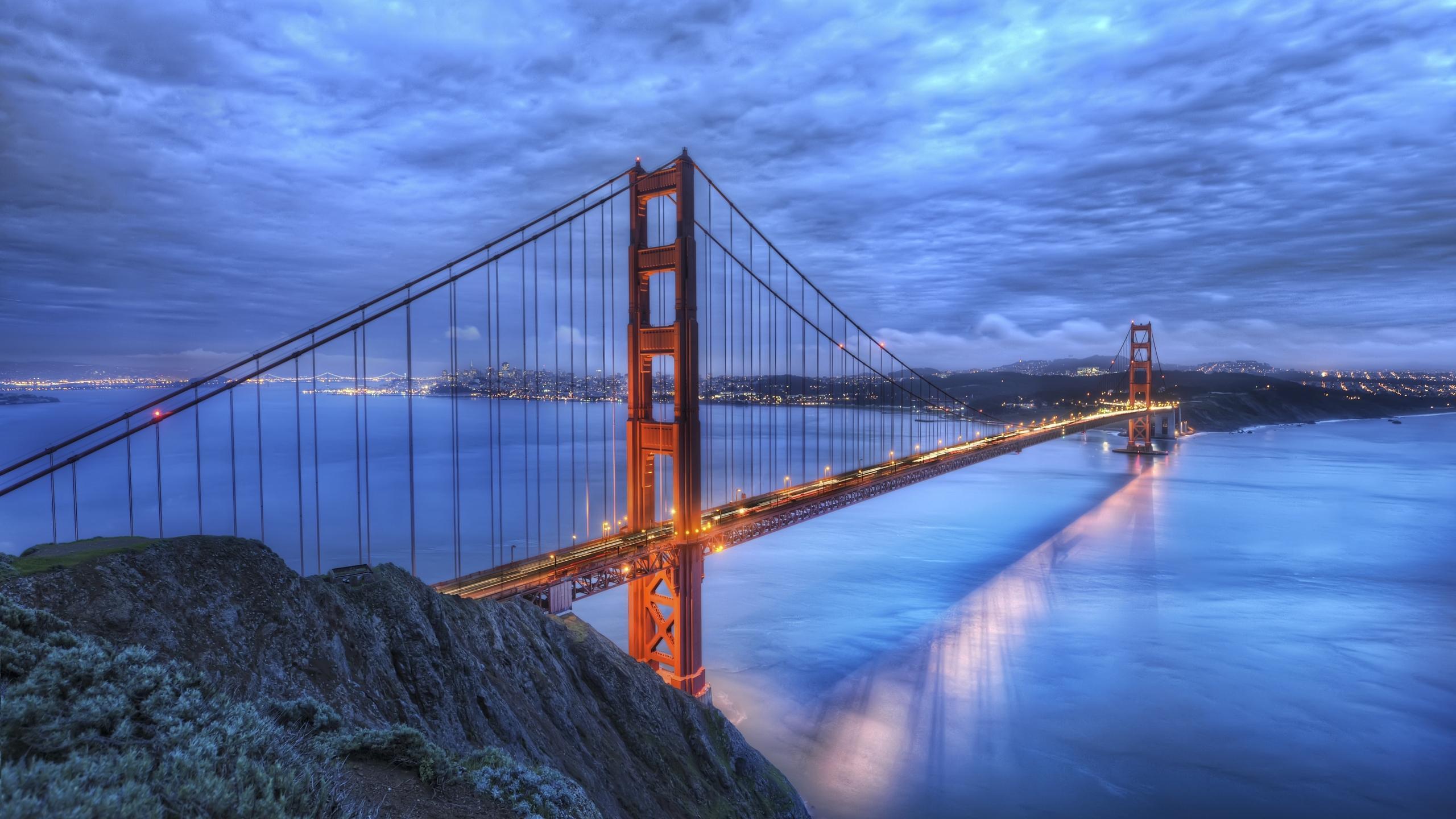 Download Free 2560x1440 Golden Gate Bridge, San Francisco Desktop