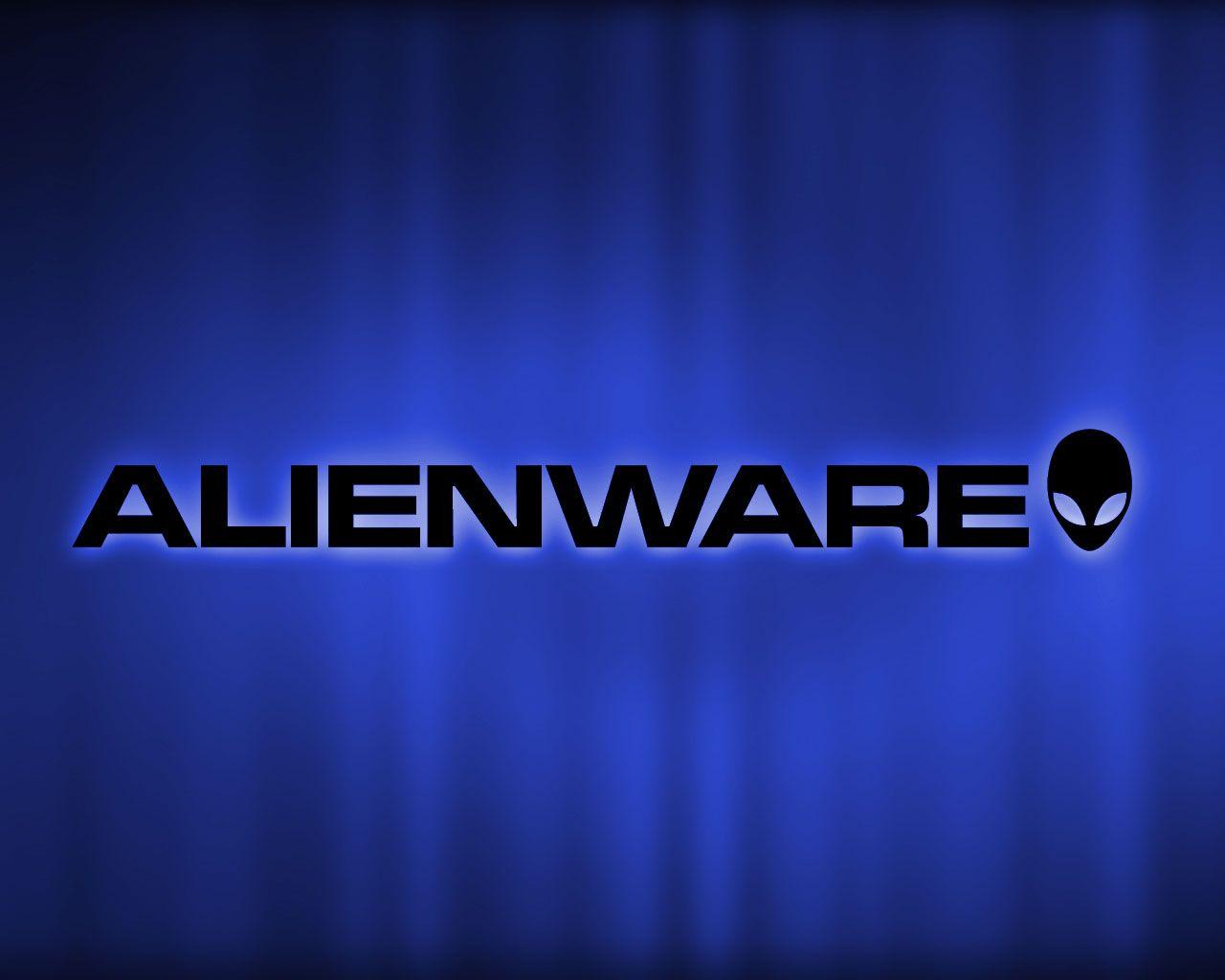 Alienware blue rays desktop PC and Mac wallpaper