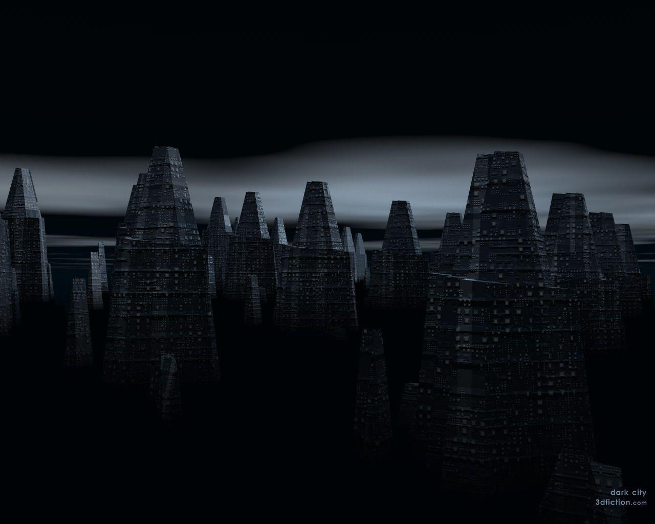 Dark Abstract City Background Image & Picture