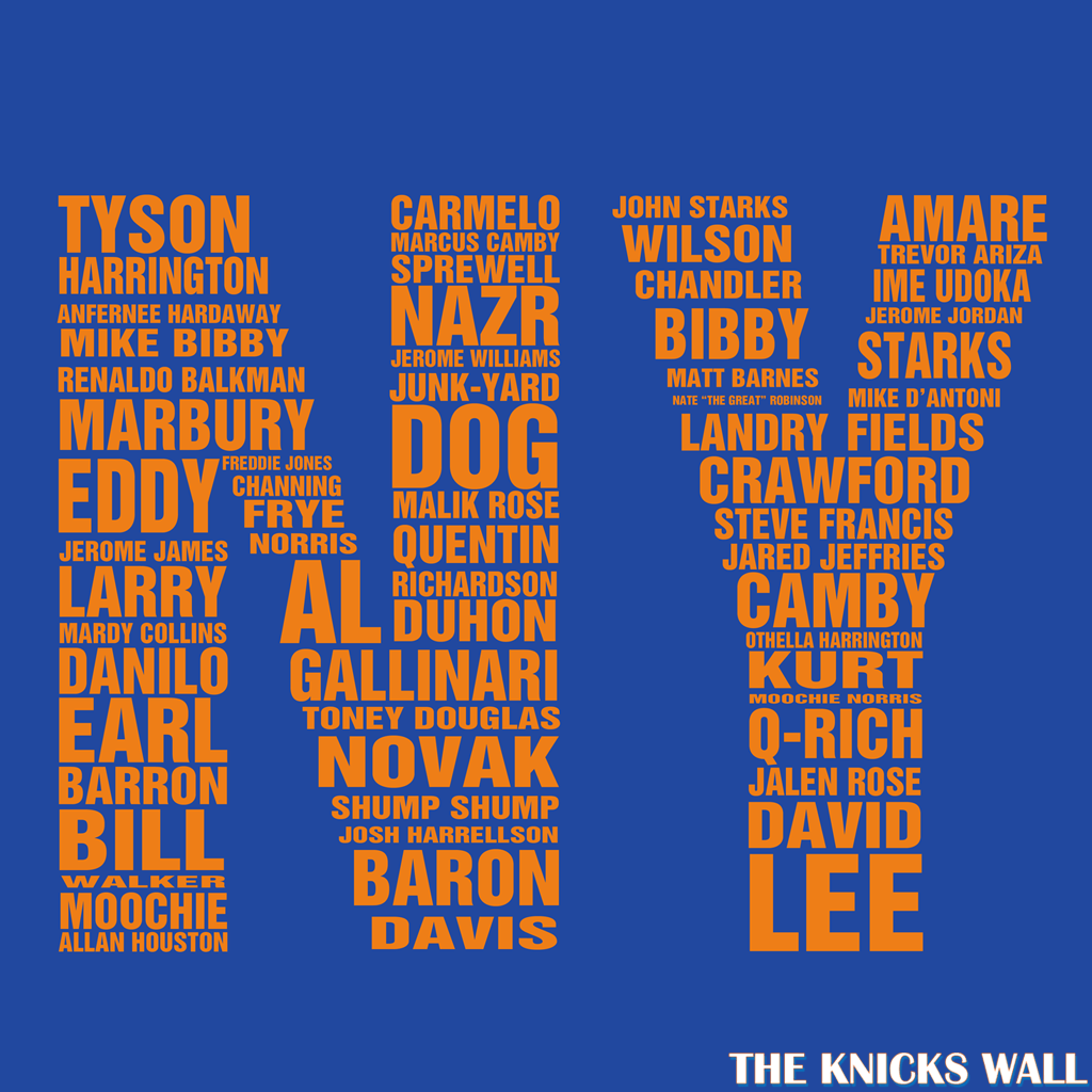 Knicks Names Wallpaper