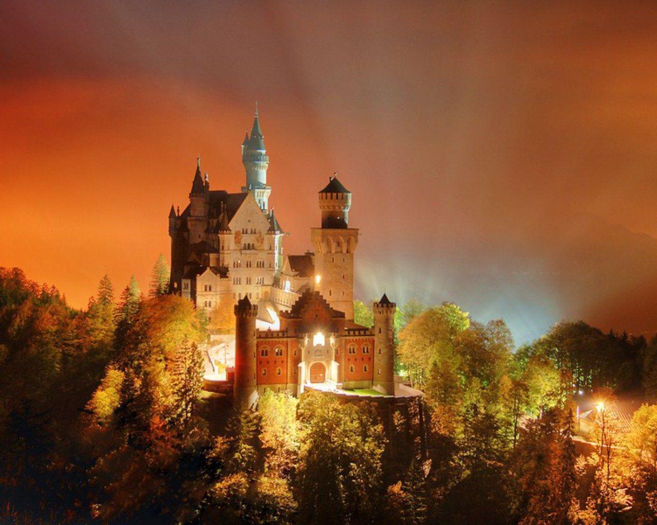 Neuschwanstein Castle. The mysteries of the world