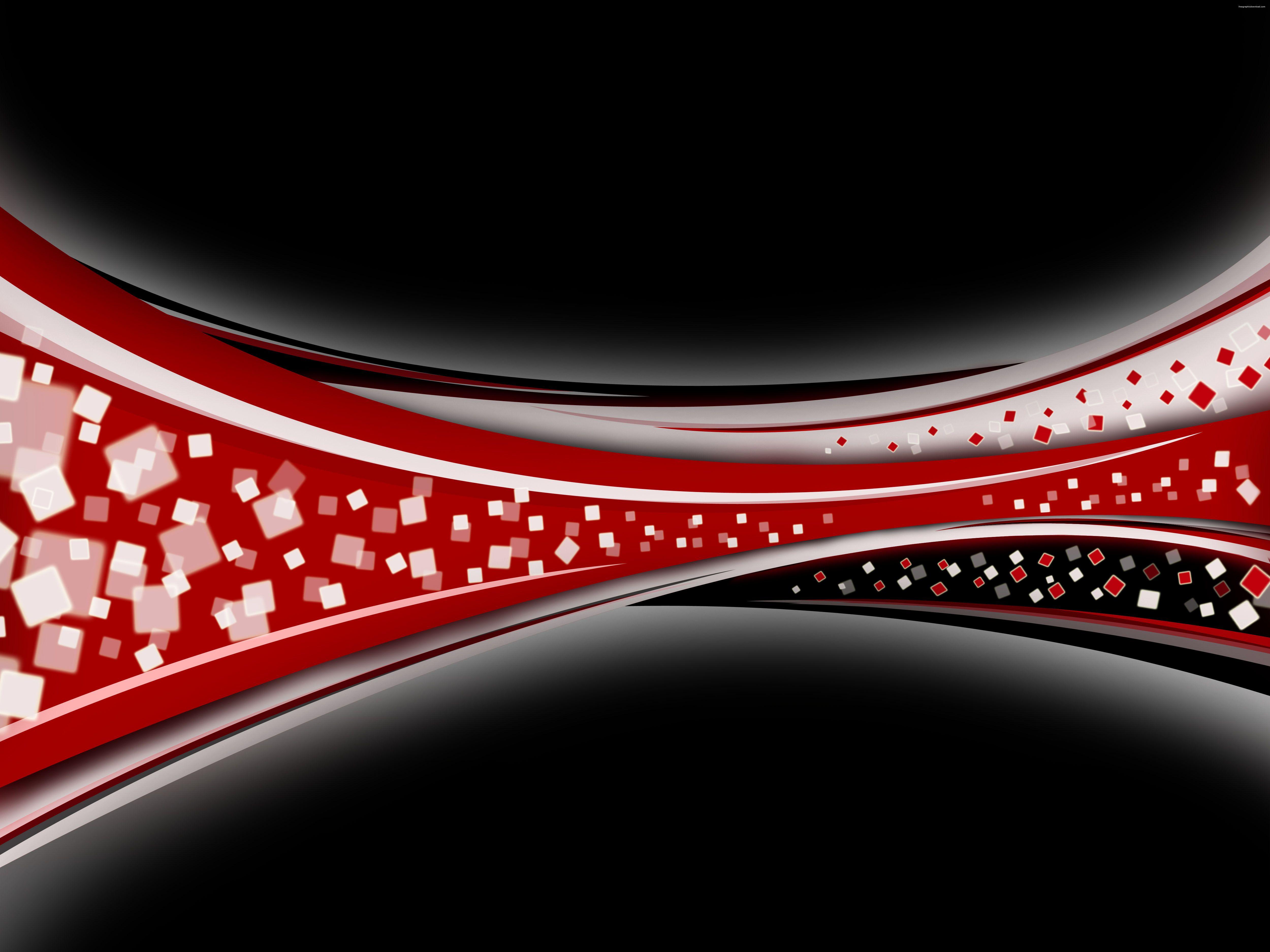 Red and White Lights Trails Abstract Background. Free Graphic