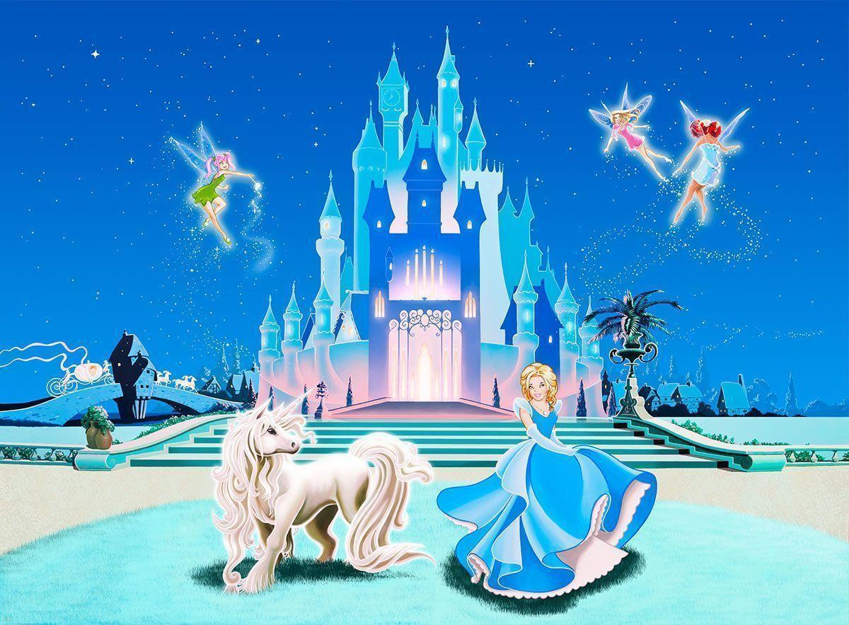 Wallpaper Mural Disney Cinderella Style Princess Castle