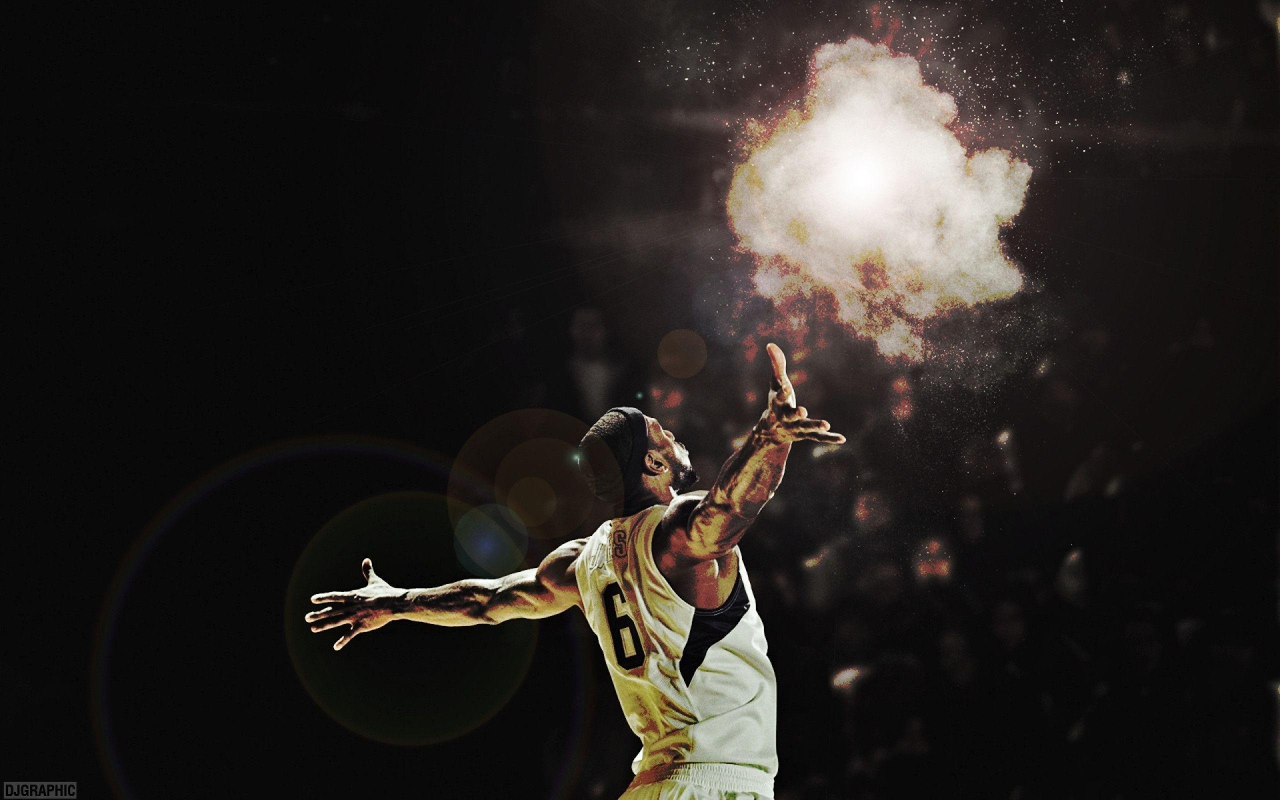 NBA LeBron James Miami Heat Powder HD Wallpaper. TanukinoSippo