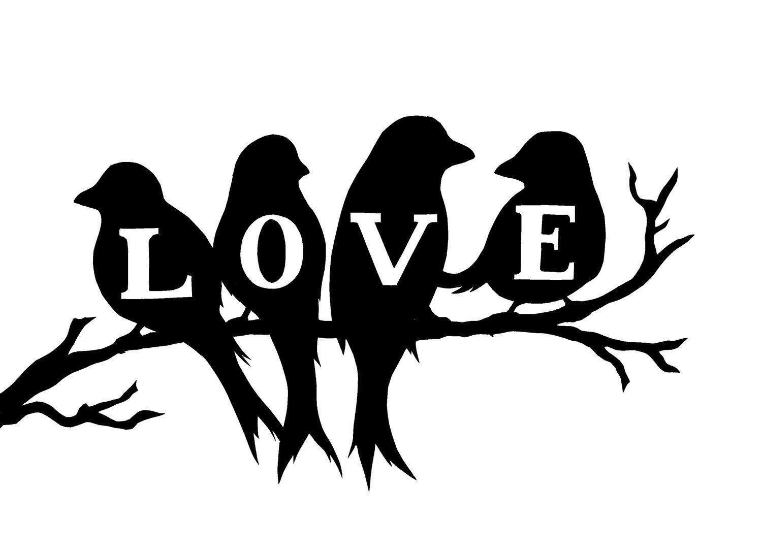 image For > Cute Bird Silhouette
