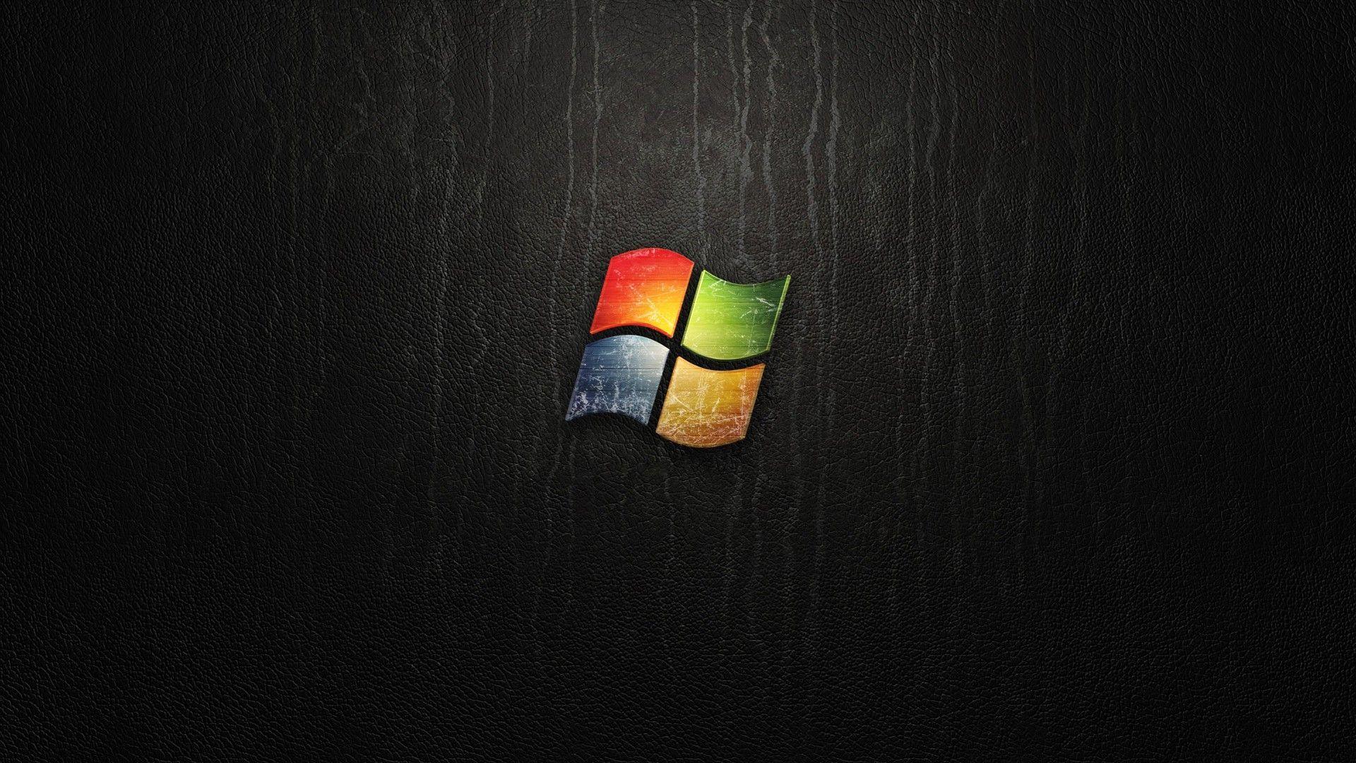 Black Windows 7 wallpaper 167384