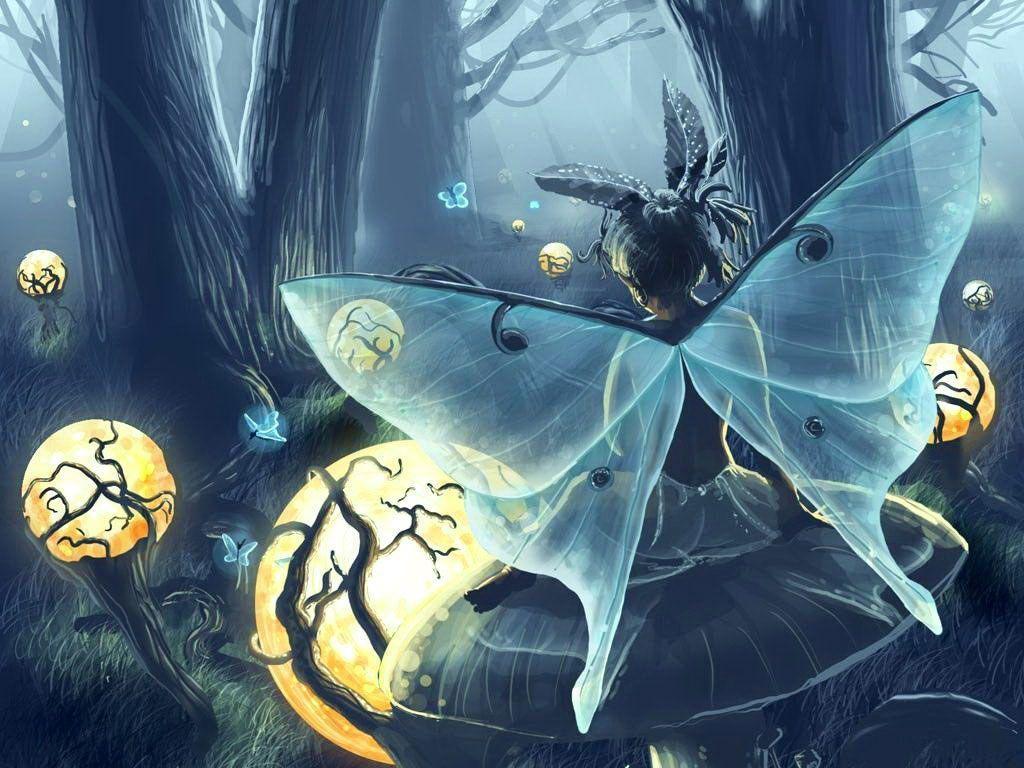 Little Butterfly Fairy Background Wallpaper. Fairy Background